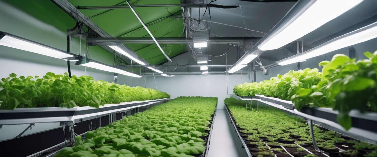 Comparison of hydroponic lighting systems