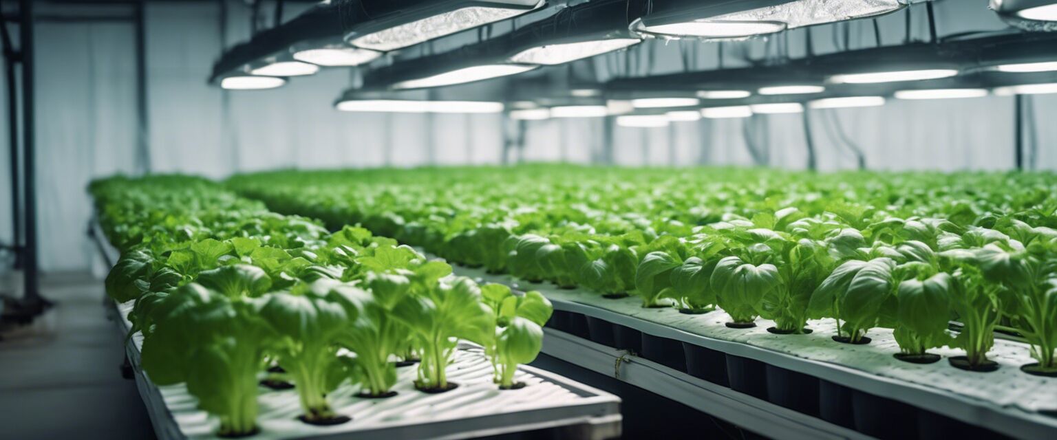 Hydroponic system setup