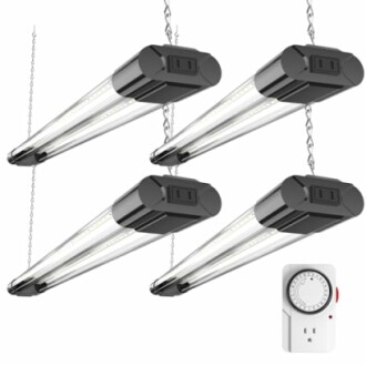 BBOUNDER 4 Pack 2ft LED Grow Light